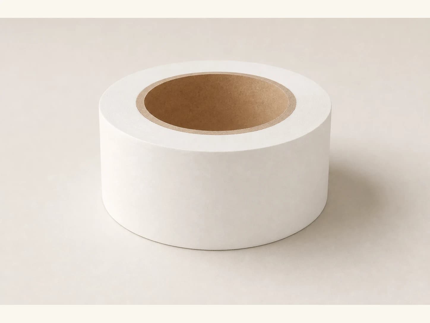 Papieren verpakkingstape wit 50 mm × 50 m