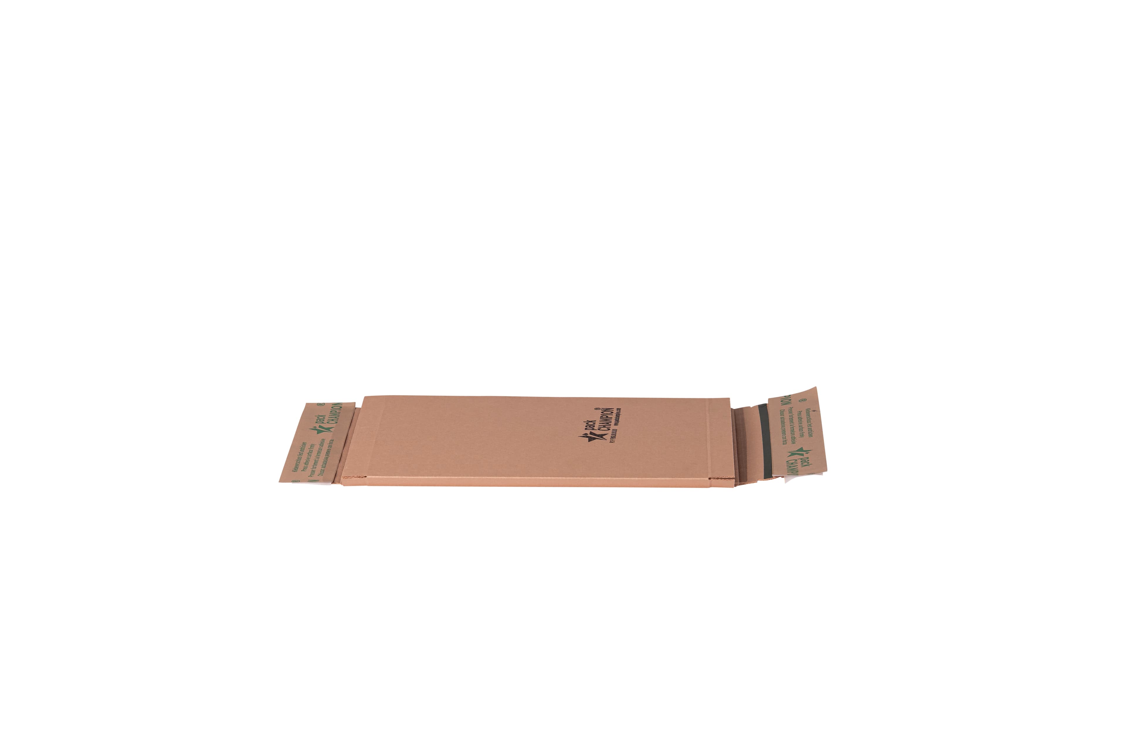 CO2‑MASTER brievenbusdoos bruin met 2x zelfklevende sluiting en scheurstrip