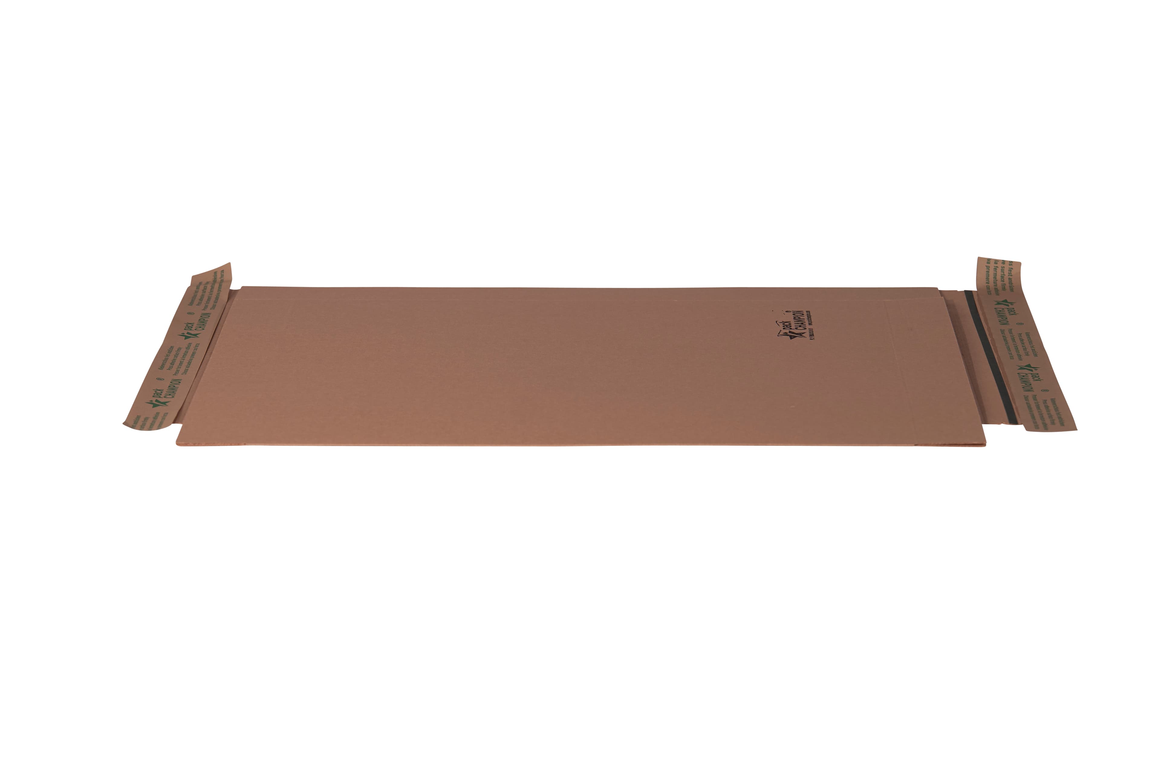 CO2‑MASTER brievenbusdoos bruin met 2x zelfklevende sluiting en scheurstrip